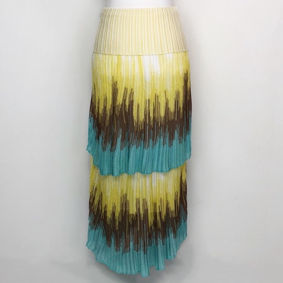 Missoni Dresses & Skirts - Missoni Layered Multi-Colored Maxi Skirt